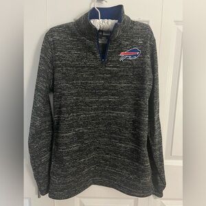 Dark gray men’s Buffalo bills zip up - brand new without tags